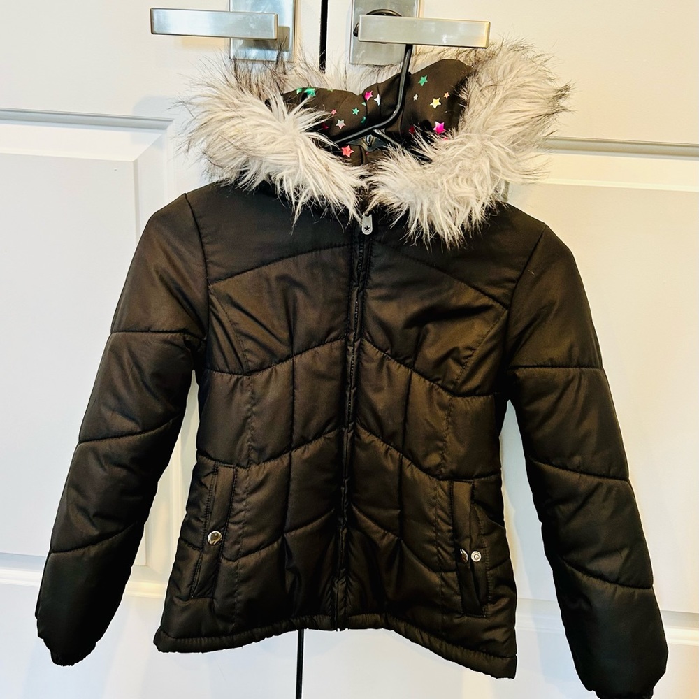 Girls size 7/8 lightweight puffer coat- Jessica Simpson brand